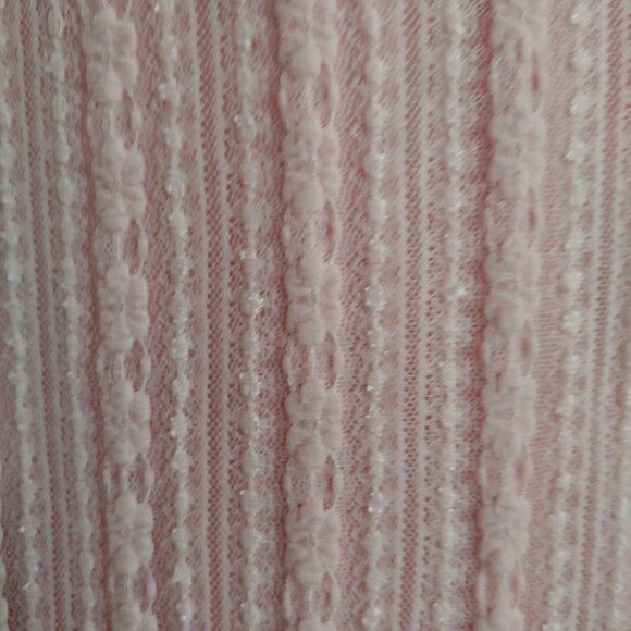 Y2k Womens Empire Cottage Fairy Asymmetrical Mid Dress Pink M - Picture 6 of 16